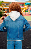 VESTE JEANS CAPUCHE GIRL