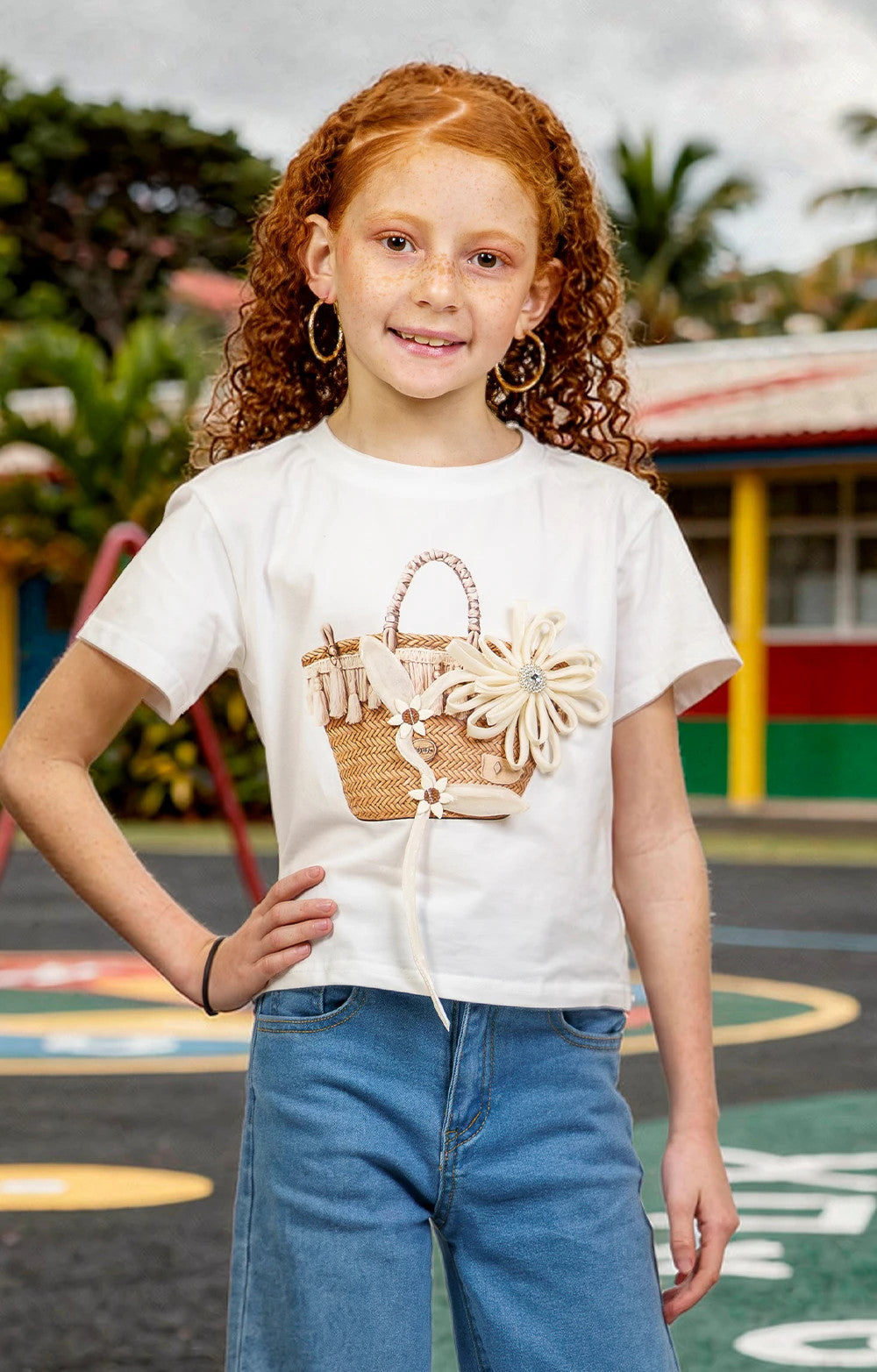 T SHIRT PANIER GIRL