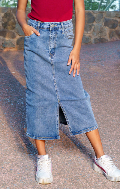 LONGUE JUPE JEANS GIRL