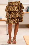 JUPE VOLANT LEOPARD GIRL