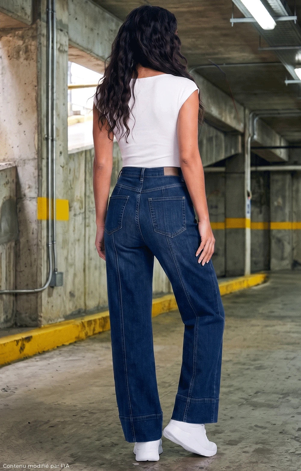 JEANS LARGE COUTURE